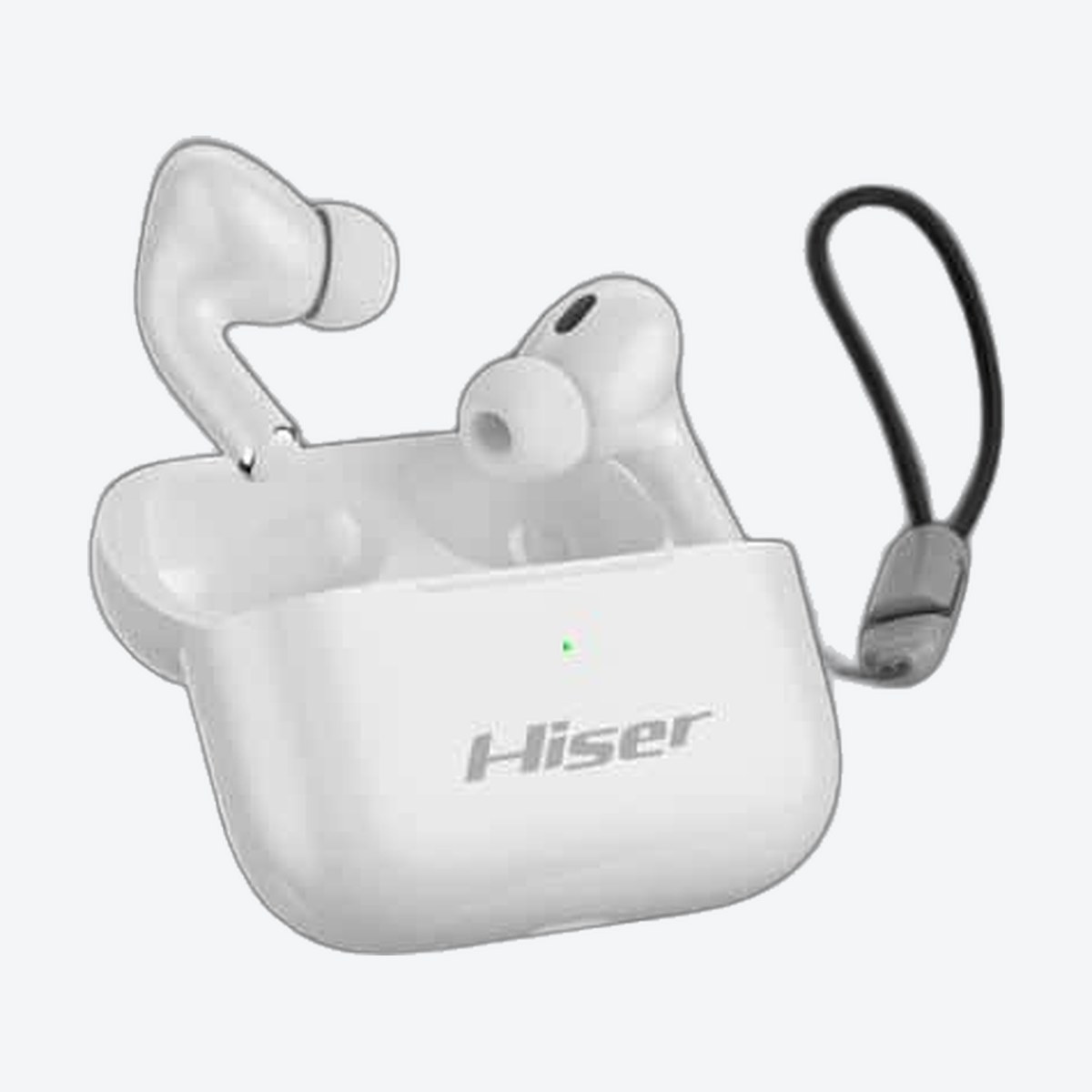 Hiser HiPod 77 wireless noise cancelling earbuds, alternate view