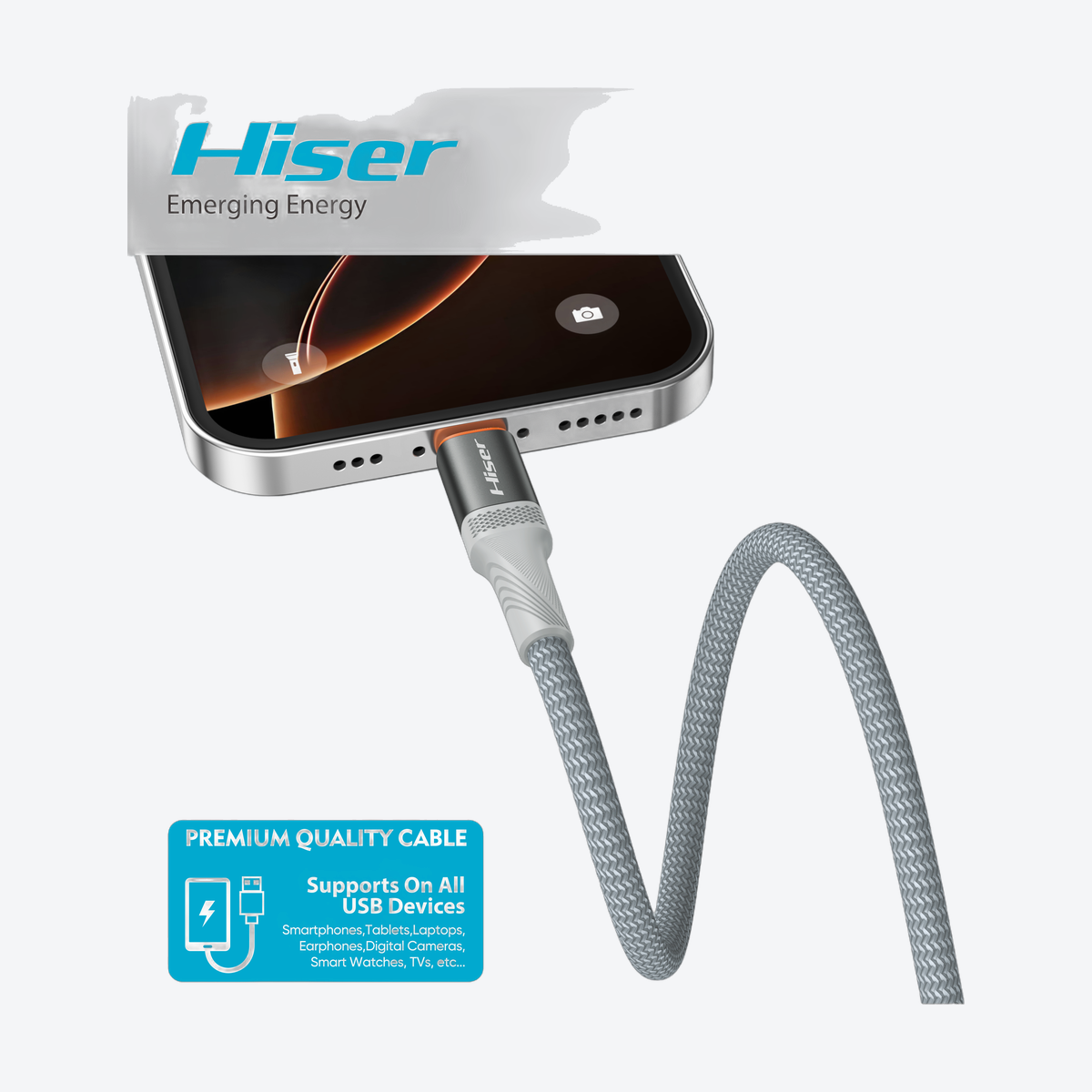 Hiser HD83 fast charging cable