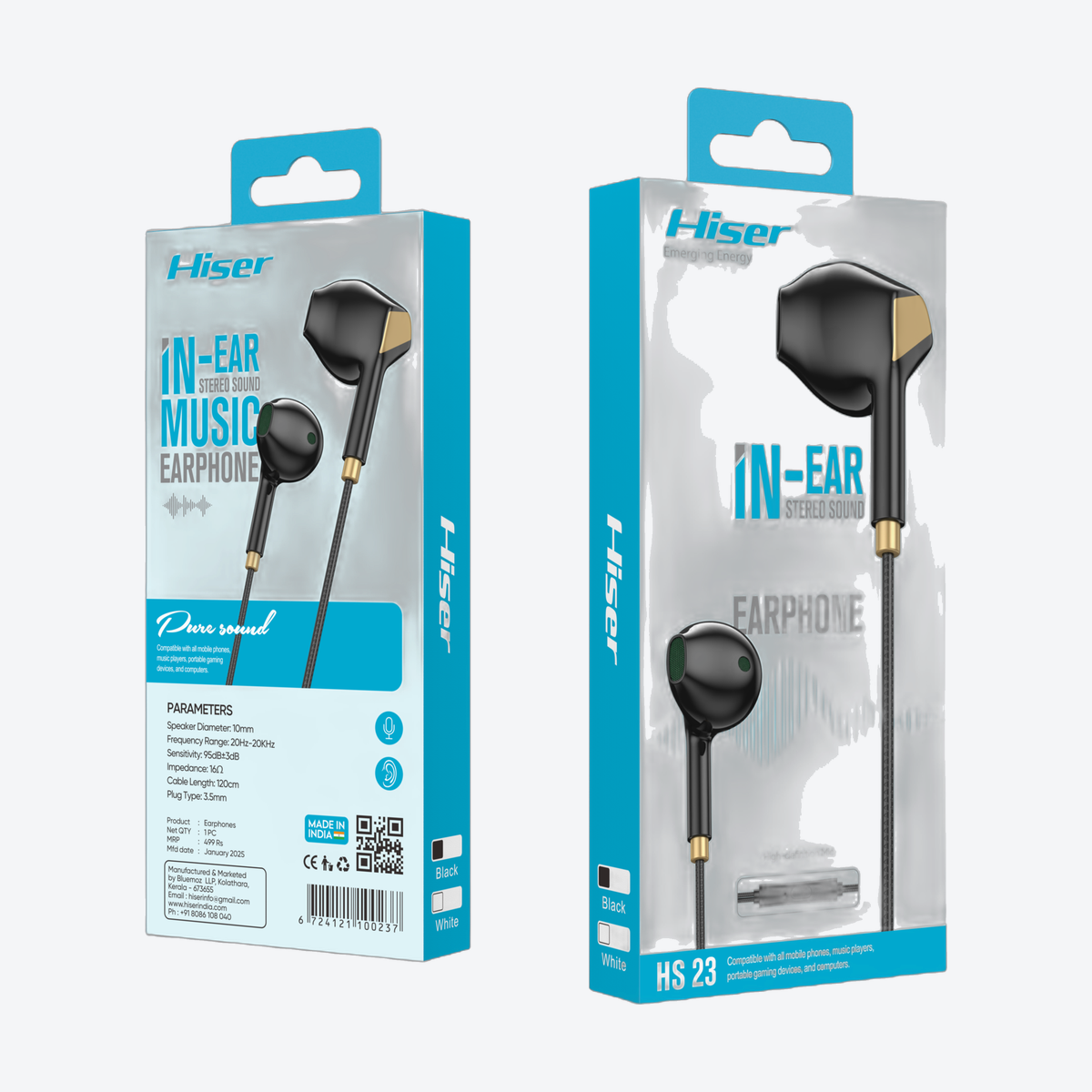 Hiser HS23 handsfree, alternate view