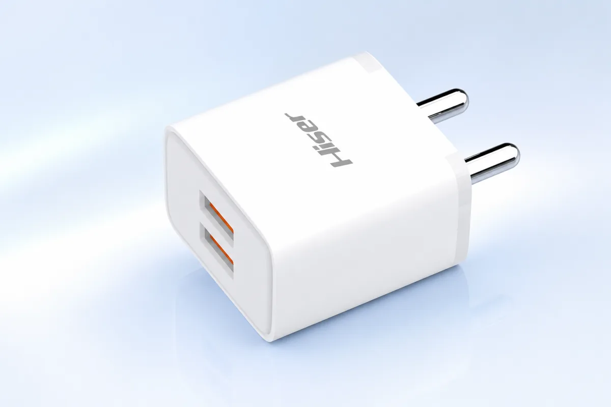 Hiser dual-USB wall charger
