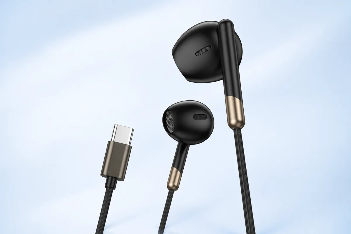 Hiser wired Type-C earphones