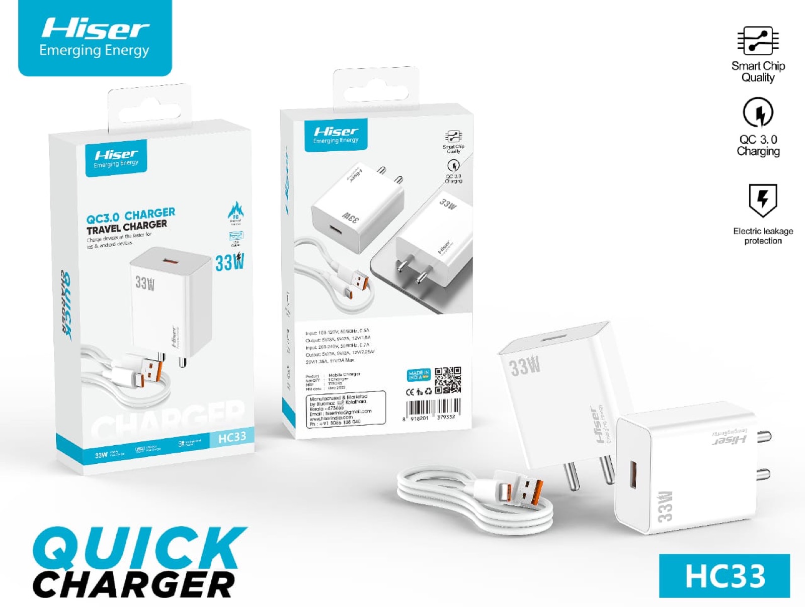 Hiser 33W charger