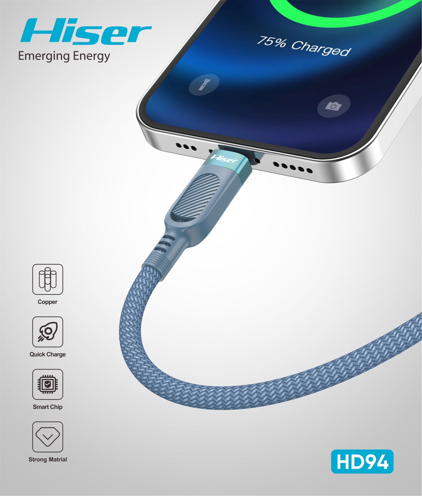 Hiser HD94 data cable