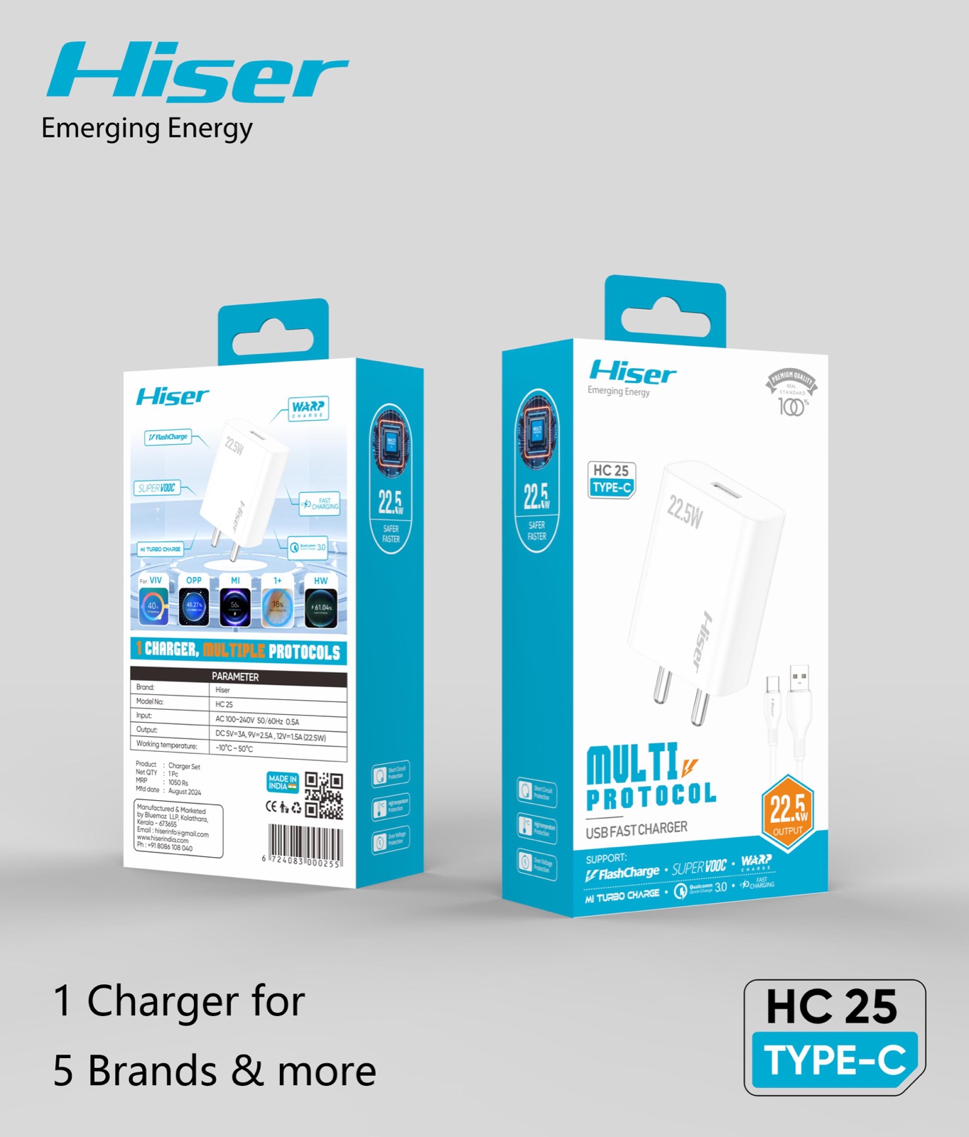 Hiser 25W charger
